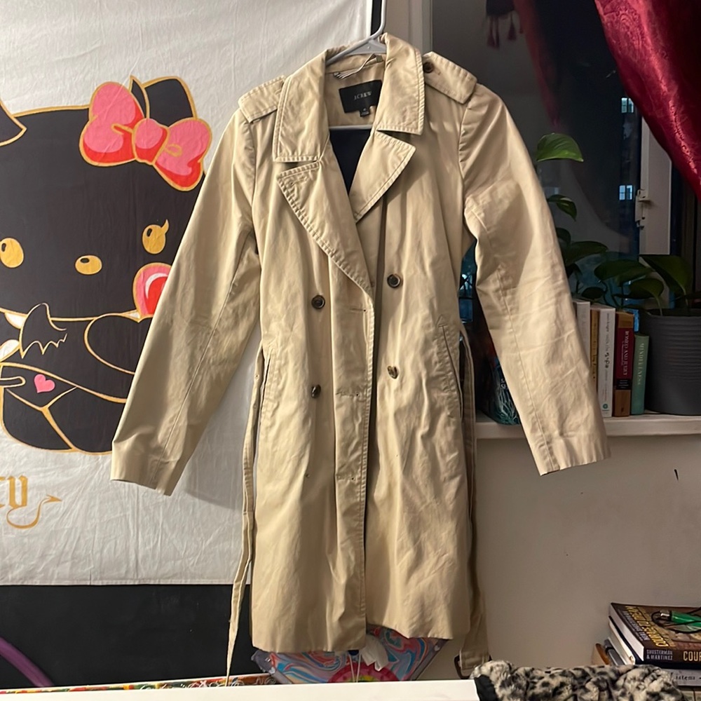 J.Crew Nude Trench Coat/Jacket